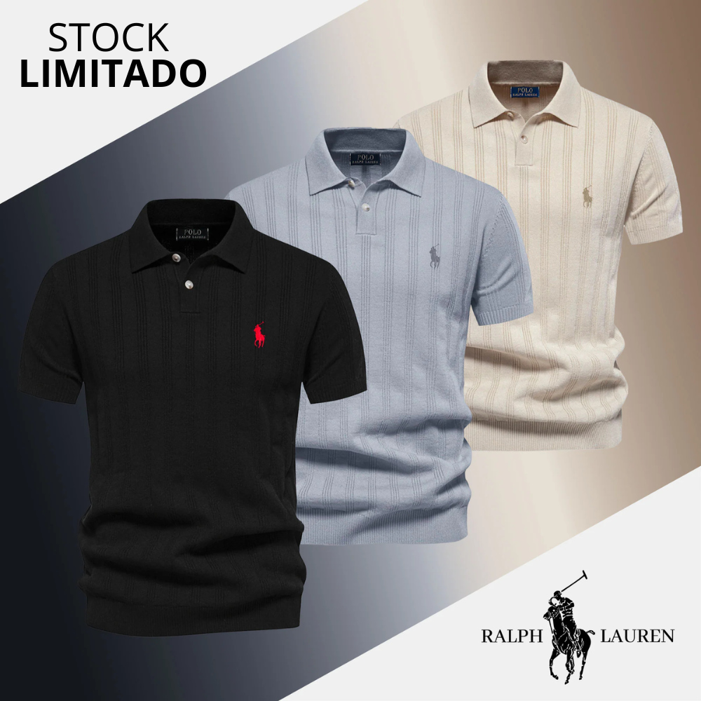 Polo Hombre de Tejido Texturizado RL